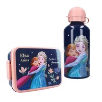 Set Brotzeitdose & Trinkflasche | Geschenkset Disney Frozen Sister Forever