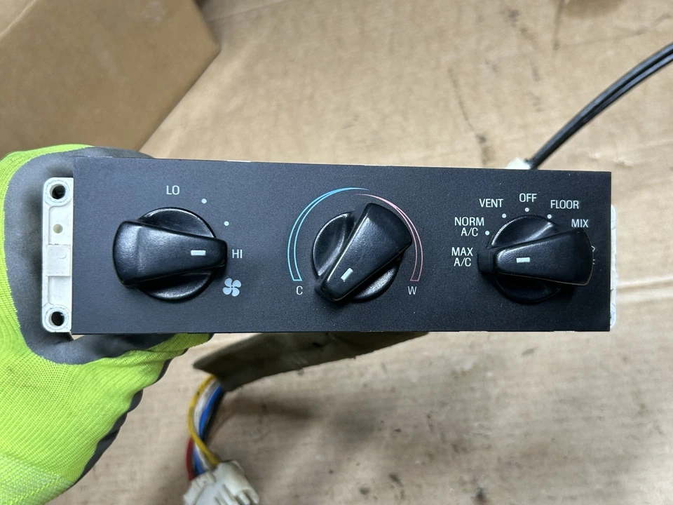 Ford Bronco F150 F250 1995-1996 - doble cable - control de calefacción de aire acondicionado temperatura climática Foto 4 de 4