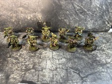 Warhammer 40K Death Guard Plague Marines 10x Painted  2576 