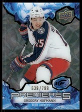 2021-22 Upper Deck Ice #169 Gregory Hofmann Green #/799