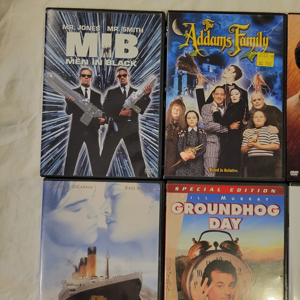 90s Movie Lot 12 DVDs 1990s Films Good Will Titanic Shawshank Adams Family It - Image 2 of 4