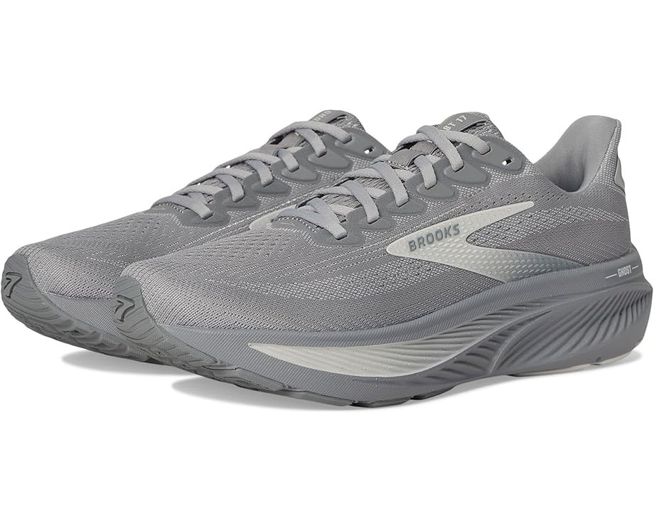Brooks Men's Ghost 17 Best For Running, Primer Gray/Oyster M