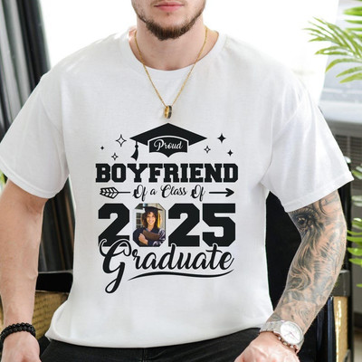 2025/Personalized Graduation Family Shirts, Custom Photo Graduation Shirt, Gradu