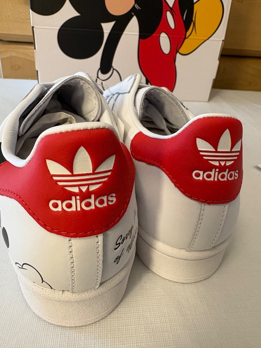 New adidas Disney x Superstar Mickey Mouse FW2901 US Men 9.5 | eBay