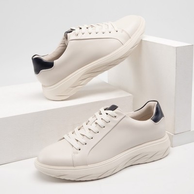 beige dress sneakers Beige Platform Knit Sneakers - All Sneakers