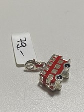 Thomas Sabo Charm Silber 925 Emaille Bus Rot  Neu