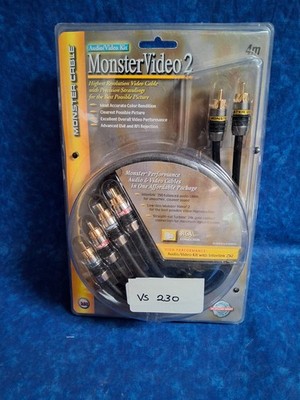Monster Cable Video  2/ Interlink 250 A/V Connection KIT (RCA) 4m Black Com