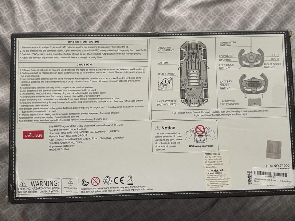Rastar BMW i8 Remote Control Car Model - Image 4 of 4