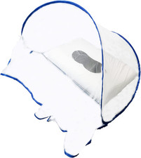 Portable Mosquito Head Net Foldable Pop-Up Travel Essentials Mosquito Net for Be