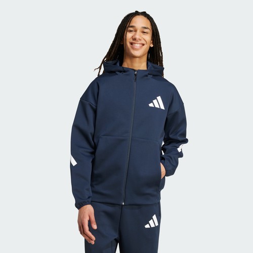 adidas men Z.N.E. Full-Zip Hooded Track Jacket