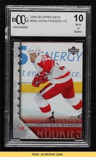 2005 Upper Deck Young Guns Johan Franzen #456 BCCG 10 Mint or Better READ 14zh
