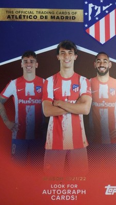 TOPPS The Official Trading Cards Off ATLETICO DE MADRID Season 21/22 Your Choose