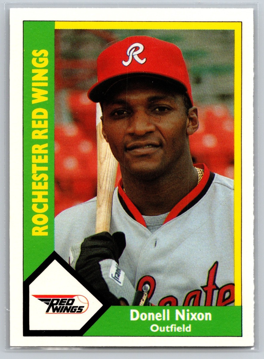 1990 CMC Donell Nixon #314 Rochester Red Wings Minor League OF