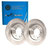 2x RAP BRAKES BREMSSCHIEBEN Ø284mm VOLL HINTEN passend für HYUNDAI I40 | R-D0092