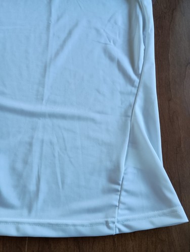 Ultimate Sports Apparel Mujer Blanco Cuello en V Lycra Poliéster Camisa Atlética Talla XL - Imagen 6 de 19