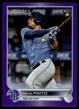 Rene Pinto 2022 Topps Update #US153 Rays Insert ? Parallel ? SEE SCAN! FREE SHIP