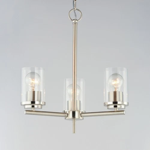 Maxim 10203CL Corona 3 Light 17"W Chandelier - Brass - Picture 6 of 12