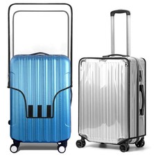 Aomiduo 2pcs Suitcase Cover 202224262830 Inch Clear Pvc Luggage Cover P...