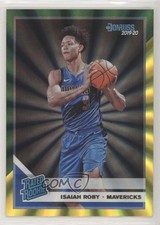 2019 Panini Donruss Rated Rookie Holo Green & Yellow Laser Isaiah Roby #235 0c6