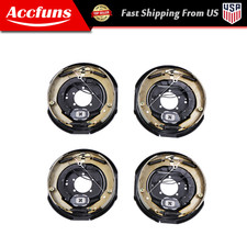 New 4x Electric Trailer Brake Assembly 12x2 Self-adjusting For 7000 Lbs 2h2r