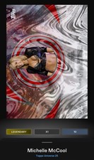 *Digital* WWE Slam Legendary Michelle McCool 10cc Topps Universe 25 Red Magma