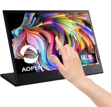 ACER AOpen Fire Legend Touchscreen Portable Monitor 15.6 IPS FHD USB-C Mini HDMI