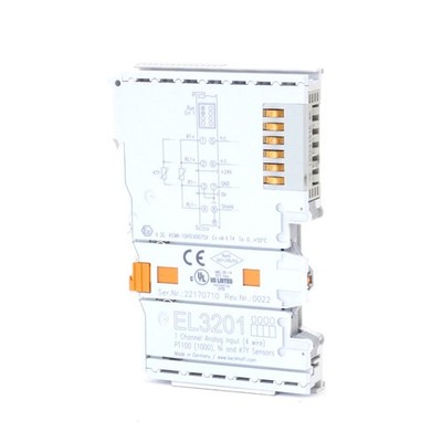 Beckhoff EL3201 Analog Input Module 1-Channel RTD (Pt100) 16 Bit New