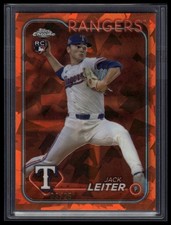 2024 Topps Chrome Update Sapphire Edition #USCS156 Jack Leiter Orange #/25