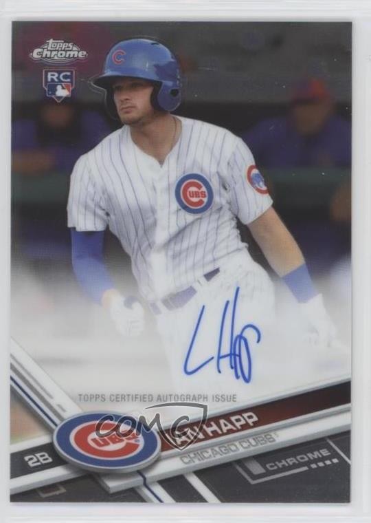 2017 Topps Chrome Rookie Auto Ian Happ #RA-IH Auto 2r7