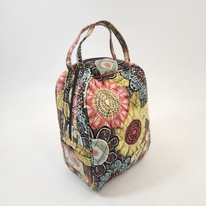 Vera Bradley Lunch Bag Flower Shower Print Quilted Tote Retired Bunch Sack Tote