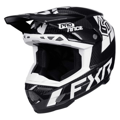 6D (MX26) Jugendhelm - ATR-3Y - FXR Prime (schwarz/weiß)
