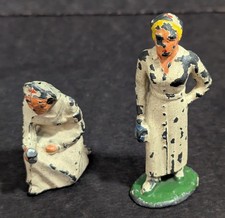   VINTAGE BARCLAY MANOIL DIME STORE MILITARY NURSES PAIR  