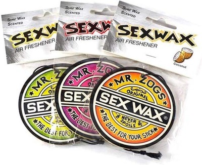Sex Wax Air Freshener Multi Pack Coconut/Strawberry/Pineapple 3