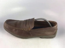 Sperry Men's Brown Leather Penny Loafer Slip On Memory Foam Sz 12 Medium