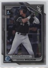 2024 Bowman Chrome Prospects Refractor /499 George Wolkow #BCP-144 1d59