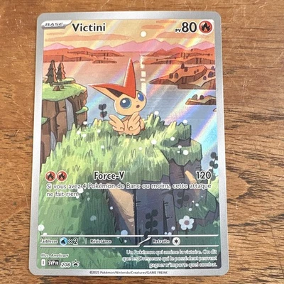 Pokémon JCC Victini SVP FR 208 FR 80 PV Promo Holo Carte Pokémon De base - Photo 1/4