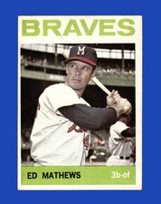 1964 Topps Set-Break # 35 Eddie Mathews EX-EXMINT *GMCARDS*