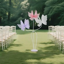 Artificial Butterfly Decorations, Giant 3-head Butterfly Wedding Decoration