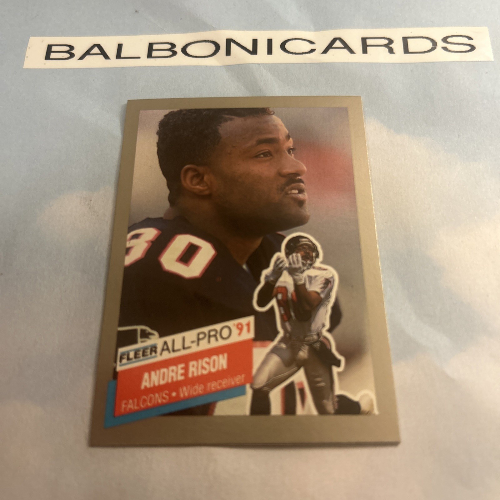 1991 Fleer - ALL-PRO Andre Rison #8 Insert NM+ Free Shipping!