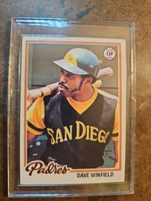 1978 San Diego Padres Dave Winfield Baseball card #78 Baseball Card
