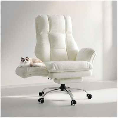 Big and Tall Office Chair, Flip Armrests for Pets & Cross Legged Sitting, Exe...