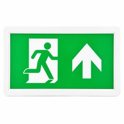 Integriertes LED Notausgangsschild 3W 6000K IP20 Selbsttest gewartet