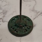 Vintage Green Metal Desktop Note/Receipt Spike Holder with Round Base — photo 2