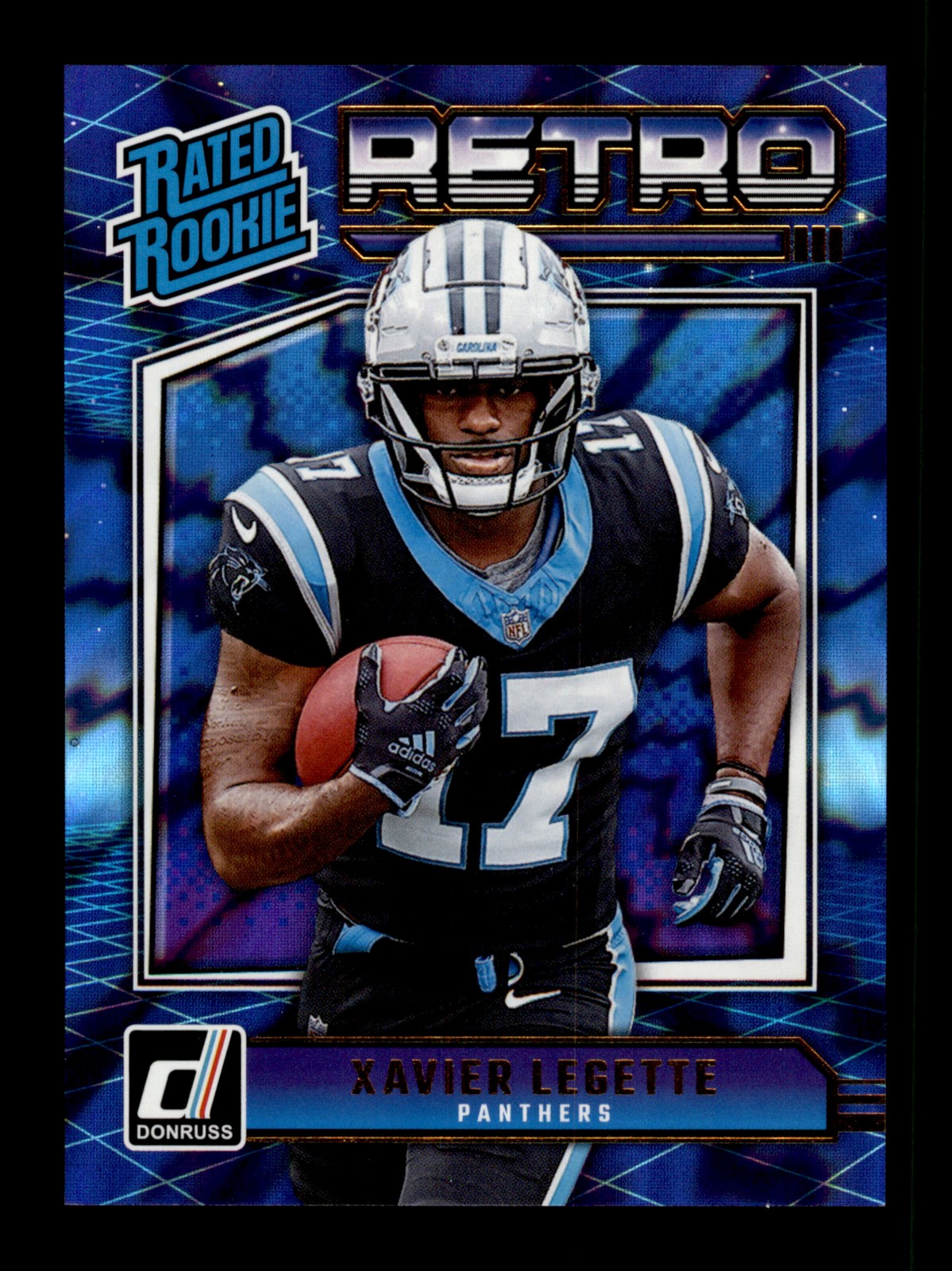 2024 Donruss Rated Rookies Retro #13 Xavier Legette Carolina Panthers