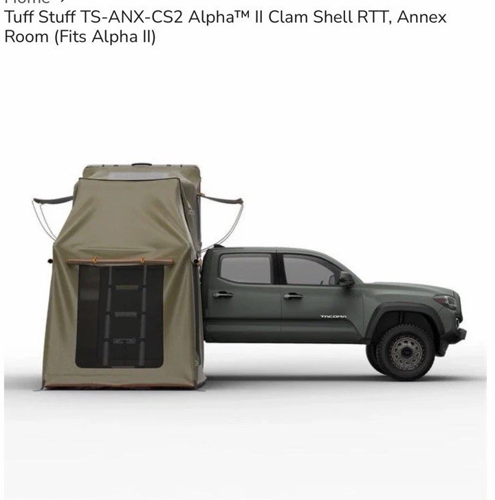 Tuff Stuff Annex 1.5m for Alpha 2 Rooftop Tent with Carry Bag