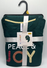 Women's Size L 12-14 JOYSPUN 2-Piece Pajama Set Christmas Sleepwear Pajamas