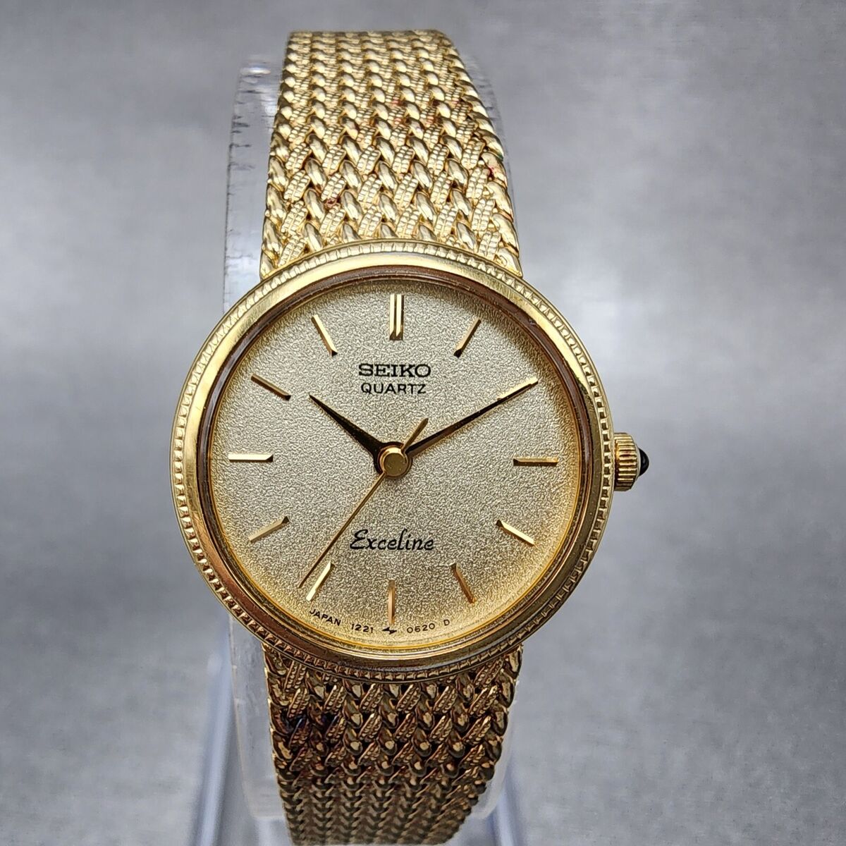 seiko exceline 1221-5950 10KT 腕時計 seiko exceline 1221-5950 10KT 腕時計 Yahoo!オークション