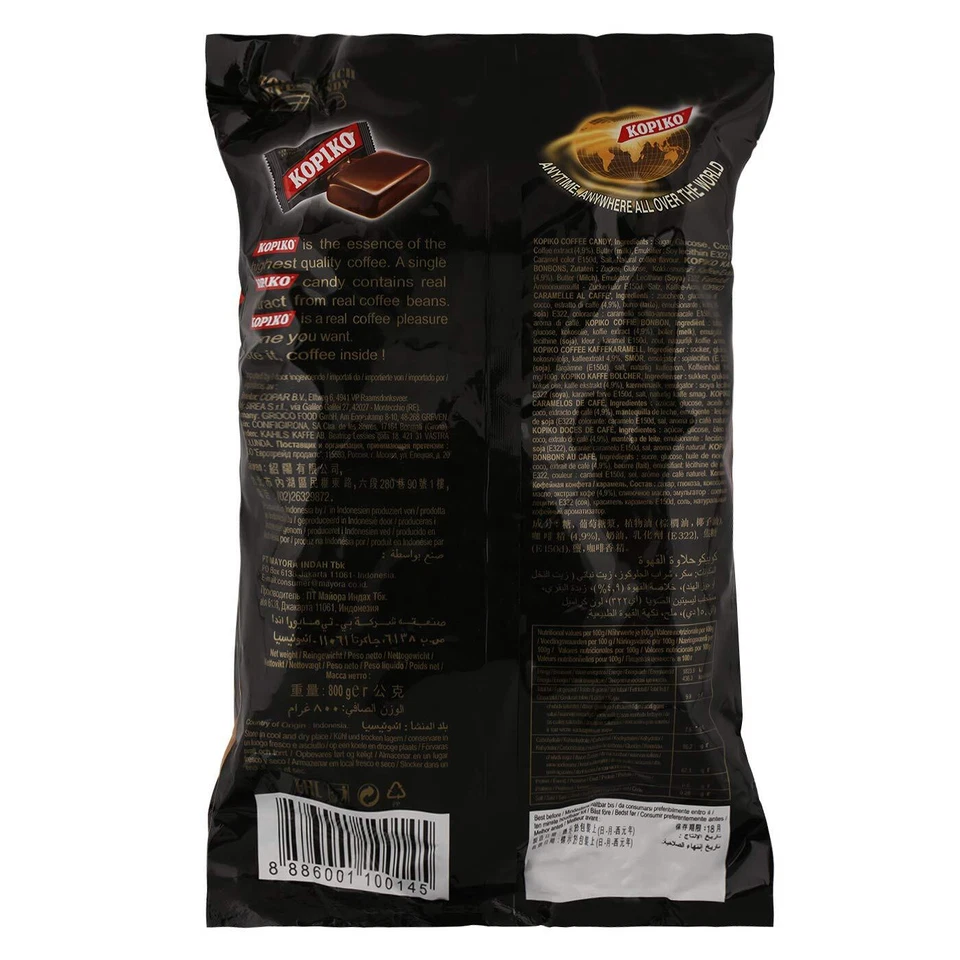 Kaffee-Bonbons Classic 800g einzeln verpackt Hart-Karamell - Bild 2 von 2