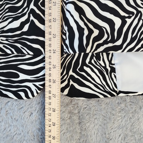 John Meyer Of Norwich Blazer Women's 26W Plus Zebra Print Jacket Lined - Picture 8 of 21