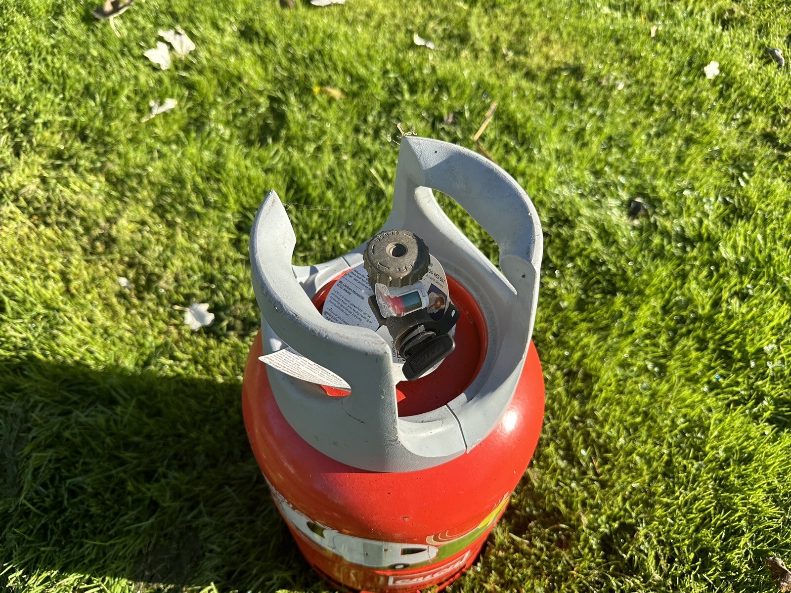 Full Calor Lite Gas Bottle 6 Kg Propane For Caravan Or Motorhome, Good